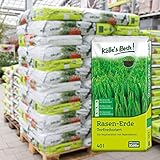 Kölle's Beste! Rasenerde torfreduziert, 1200 Liter gesamt, 30 Sack à 40 Liter