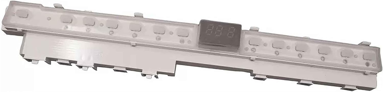 ഫ്രണ്ട് view of the Bosch 11031054 Dishwasher Operating Module, showing buttons and a digital display.