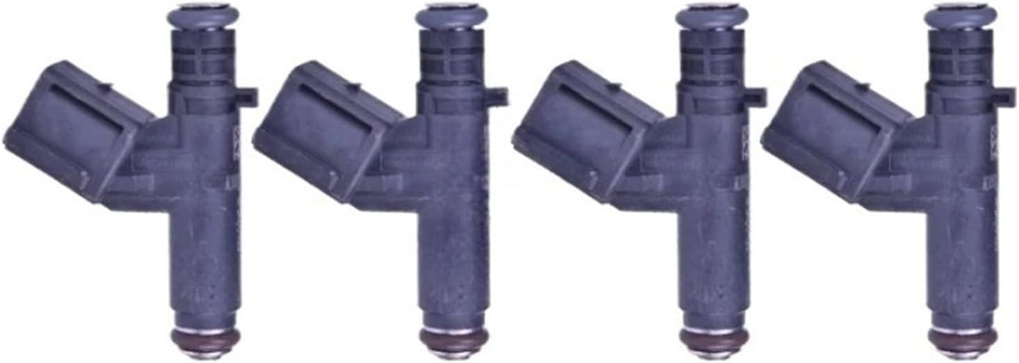 4X Fuel Injector Compatible with Car OEM F181A00133 Flow Matched Nozzle Injectors Car Petrol Fuel Injection Replacement Auto Spray Parts Direct Replacement High Performance Fuel Injection Kit