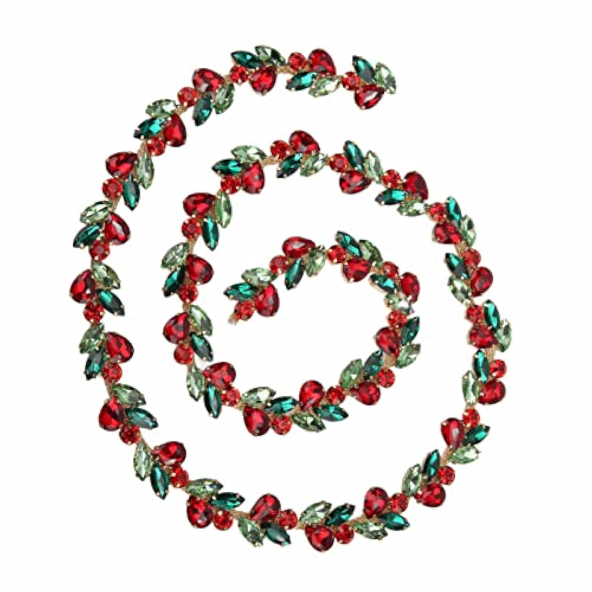 Rhinestone Flower Chain for DIY Decoration