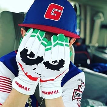 Youth Smiley Baseball Batting Gloves (Small)