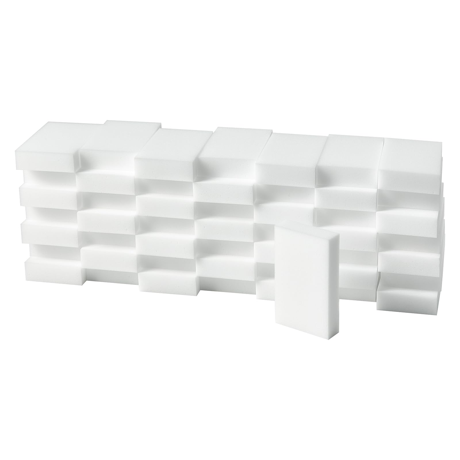 Melamin-Schwamm, 150 Stück, magischer Schwämme, Radiergummi, Melamin-Schaumradierer für Küche, Bad, Badewanne, Boden, Bodenleiste, Wand, Möbel (10 × 6 × 2 cm)
