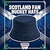 Purple Print House Scotland Bucket Hat – St Andrews Cross Design Football Hat Sports Scottish Footie Supporter Fan Gift, L, Navy #4