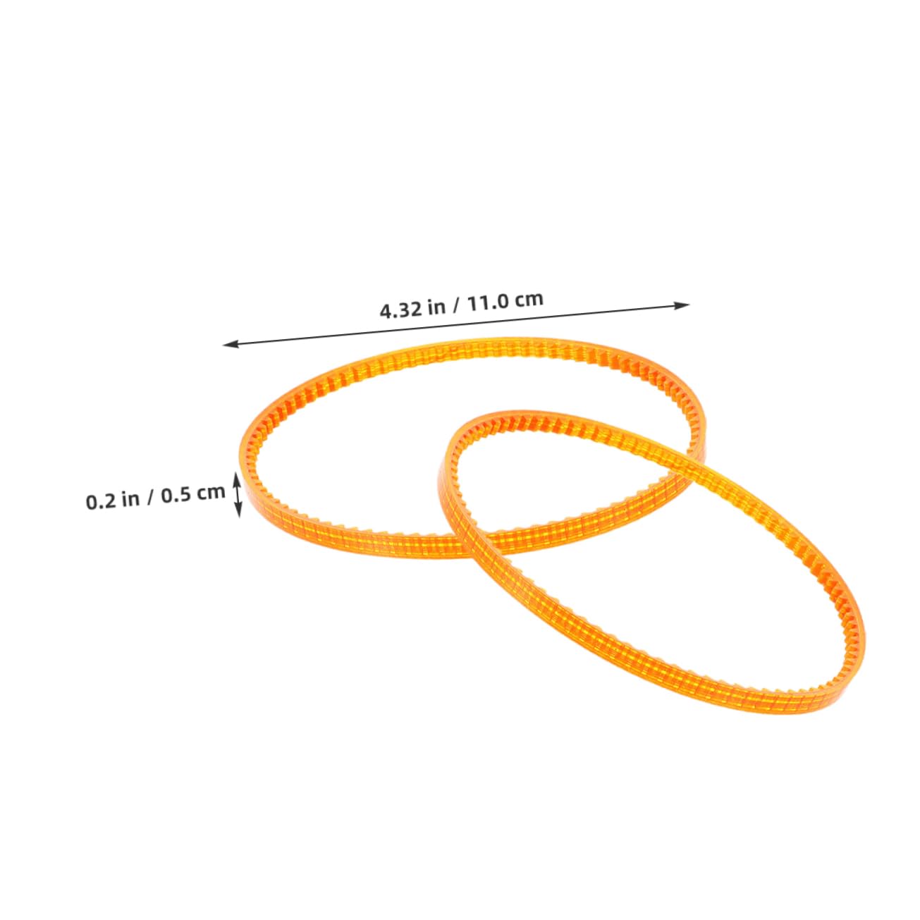 Cabilock 4pcs Cotton Candy Maker Belts - Candy Machine Replacement Belts Easy-to-install Spare Parts Supplies for Quick Sugar Production