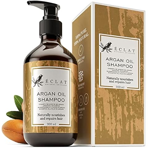 Champú de Aceite de Argán Orgánico con Aceite Nutritivo de Jojoba y de Almendras Dulces Cover