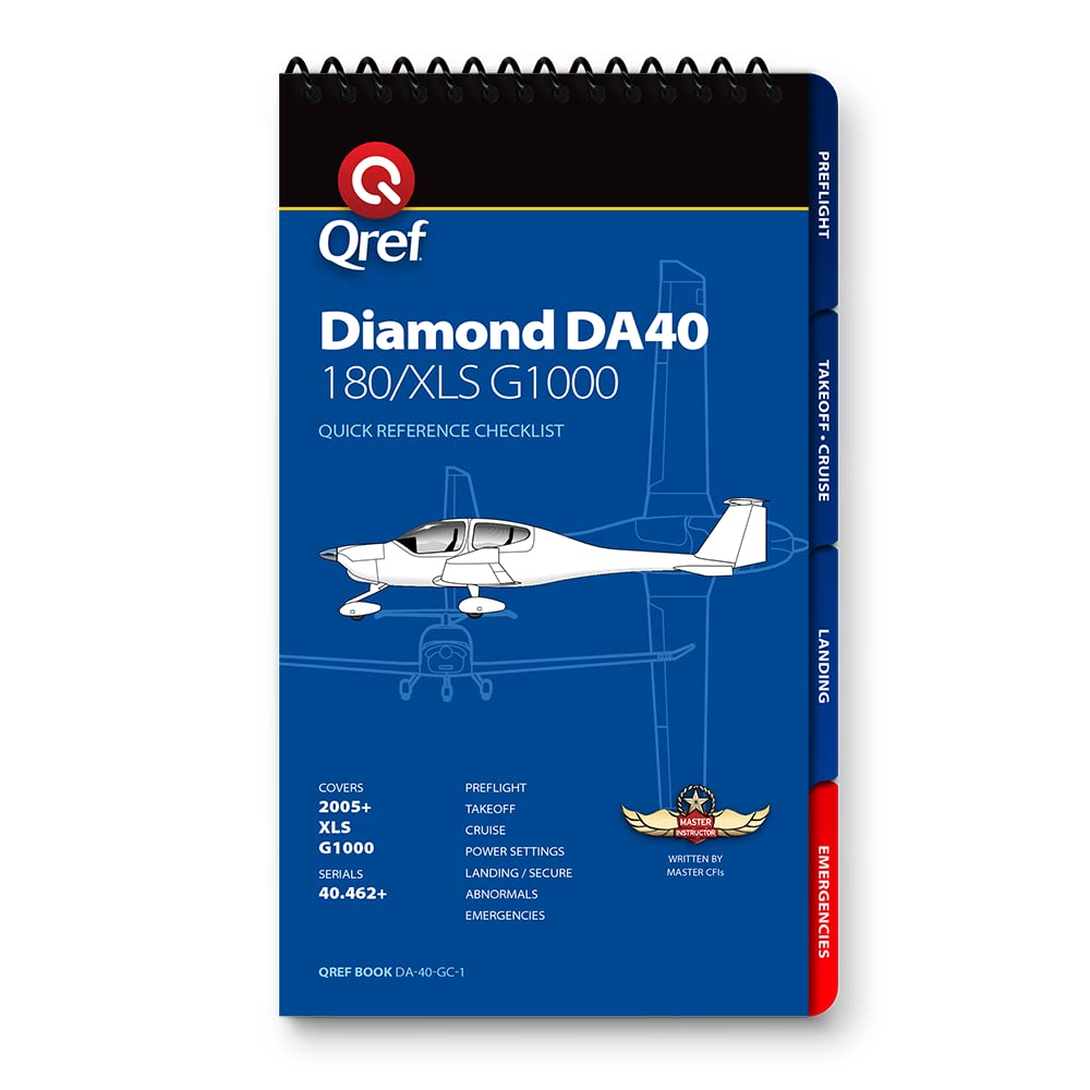 Diamond DA40 G1000 (2001+) Qref Book Aircraft Procedure Checklist-picture-11