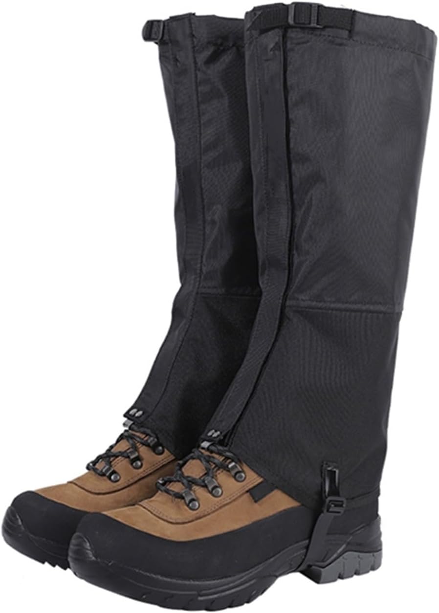 Leg Gaiters,Lightweight Breathable Leggings,Adjustable Outdoor Shoe Covers,for Snow Hiking Mountaineering Camping