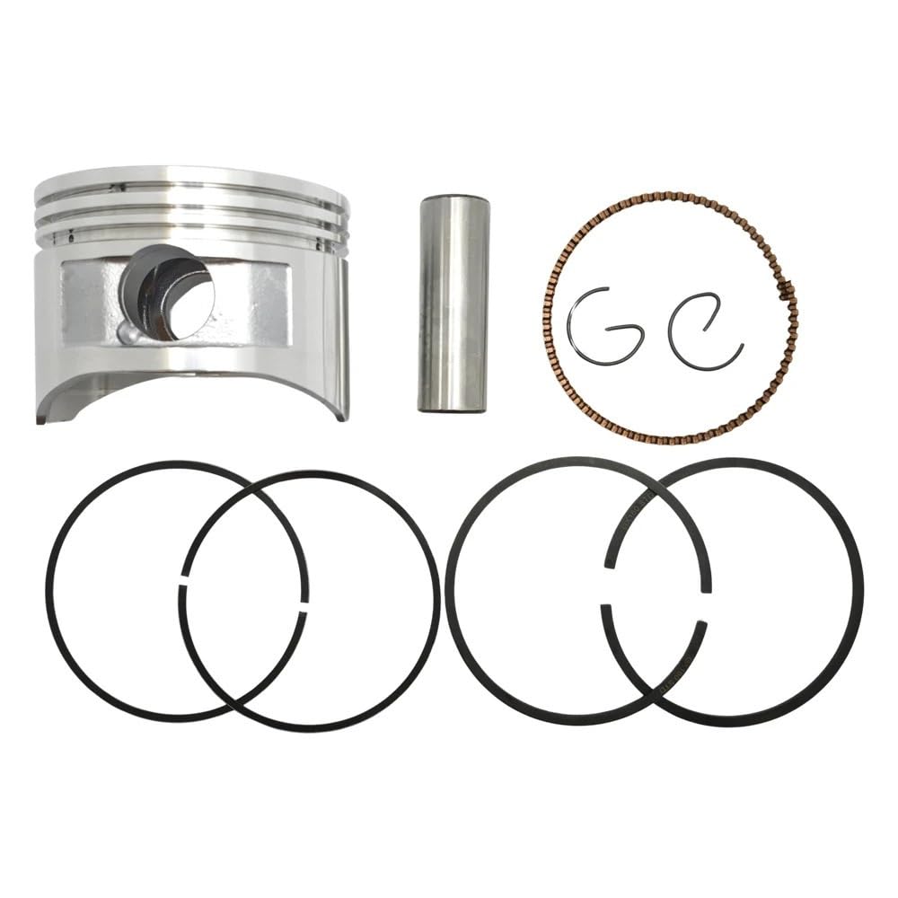 Kit de Anillo de pistón GX160 de 68mm con Juego de Juntas Completas de biela, 5,5 HP, Apto for Bomba de Agua de Motor generador de 4 ciclos Piezas de cortacésped