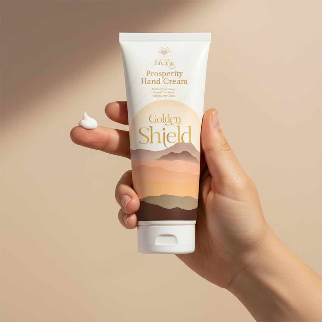 Finding You - Golden Shield Prosperity Hand Cream with Rose, Lavender, Vanilla, Chamomile, Moisturizing Hand Cream for Dry Skin, 100% Natural Ingredients, Vegan, Cruelty Free, 100g-image-46