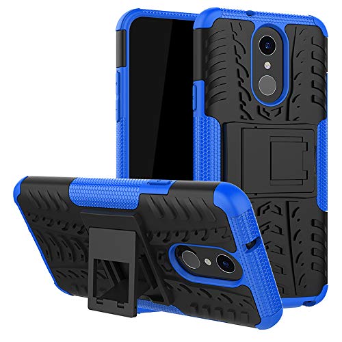 Labanema LG Q7 Funda, [Heavy Duty] [Doble Capa] [Protección Pesada] Híbrida Resistente Funda Protectora y Robusta para LG Q7 / Q7 Plus / Q7 Alpha (con 4 en 1 Regalo empaquetado) - Azul