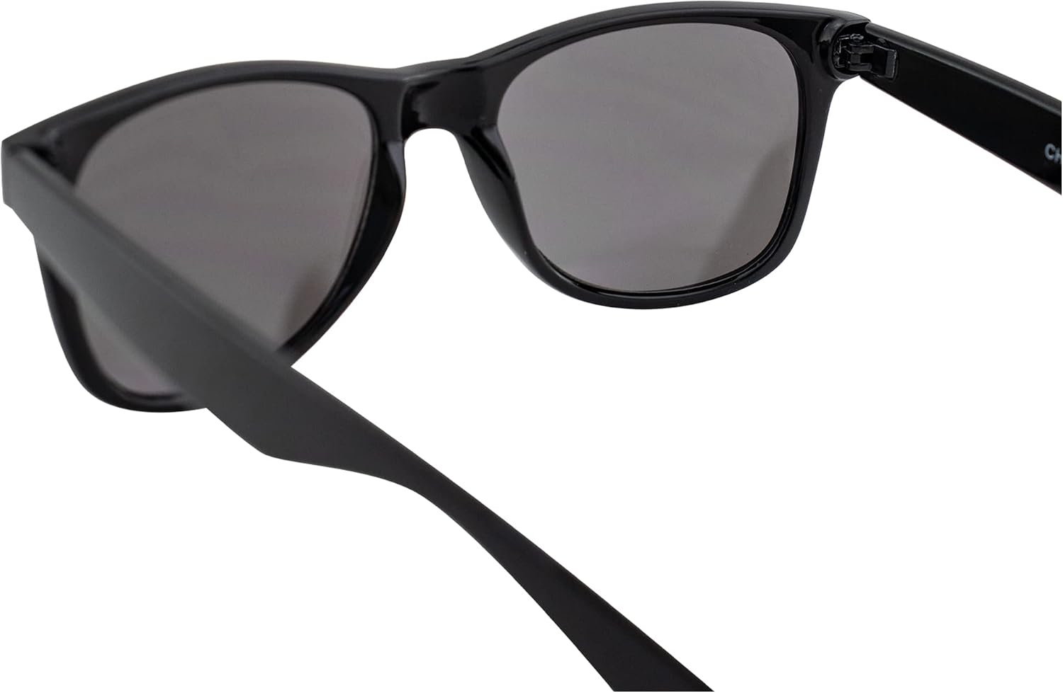 AlterImage Jive Sports Retro Sunglasses for Men or Women Black Frame w/Silver Metal Accent & Flash Mirror Lenses