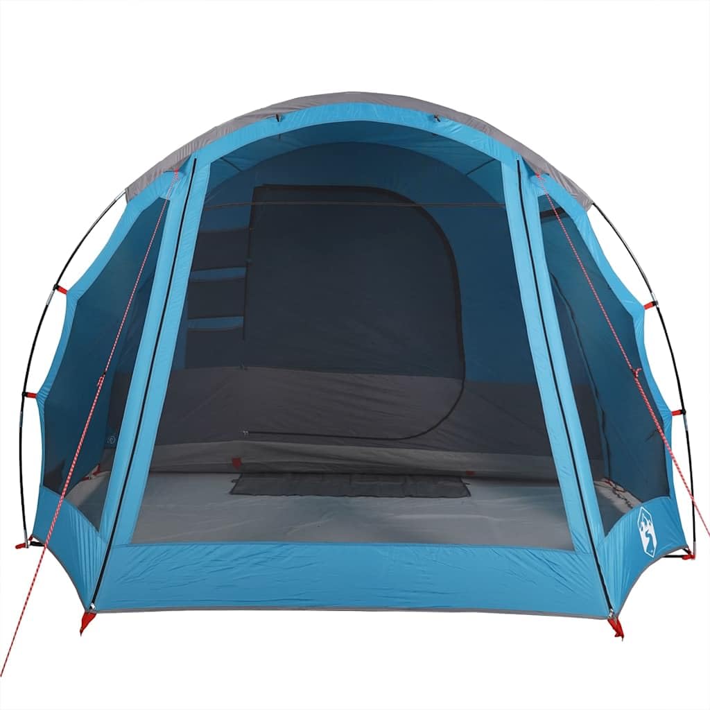 Tenda per famiglia per 6 persone, verde, impermeabile, con struttura semplice e pratico connettore E per cavo di alimentazione