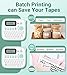 Vixic Label Maker, D210S Label Maker Machine with 4 Laminated Tapes, 12mm Labeler Labelmaker with Waterproof-Labels & QWERTY Keyboard, Print Different Fonts Frame for Home Office Kids School Items