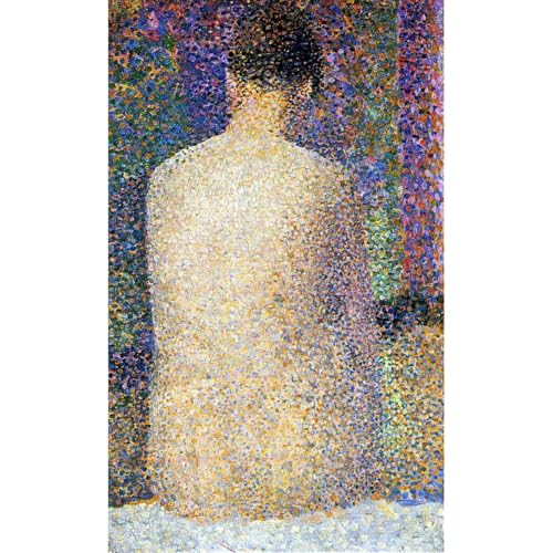 Impression giclée Seurat grand format 76x101 cm pour décoration murale chambre
