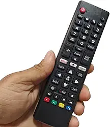 Controle Remoto Compatível com LG Smart TV TODOS os Modelos LCD, LED, Plasma Com Teclas Netflix, Prime - Asabra
