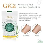 GiGi Hard Wax Beads for Sensitive Skin – Nourishing Aloe, Wax Beads for Hair Removal, Perfect for Face, Body, Bikini, Brazilian Waxing, 14 oz - Image 3