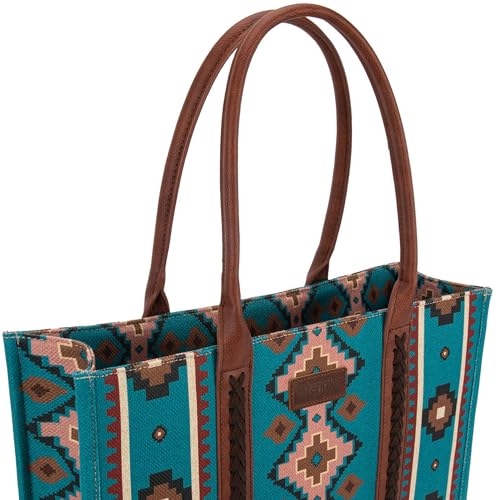 Image of Wrangler Tote Bag for Women Western Purse and Aztec Satchel Handbag