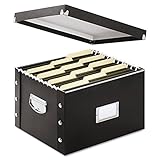 Snap-N-Store SNS01536 Snap N Store Storage Box, Letter/Legal, 16 1/4 x 9 3/4 x 13 1/4, Black