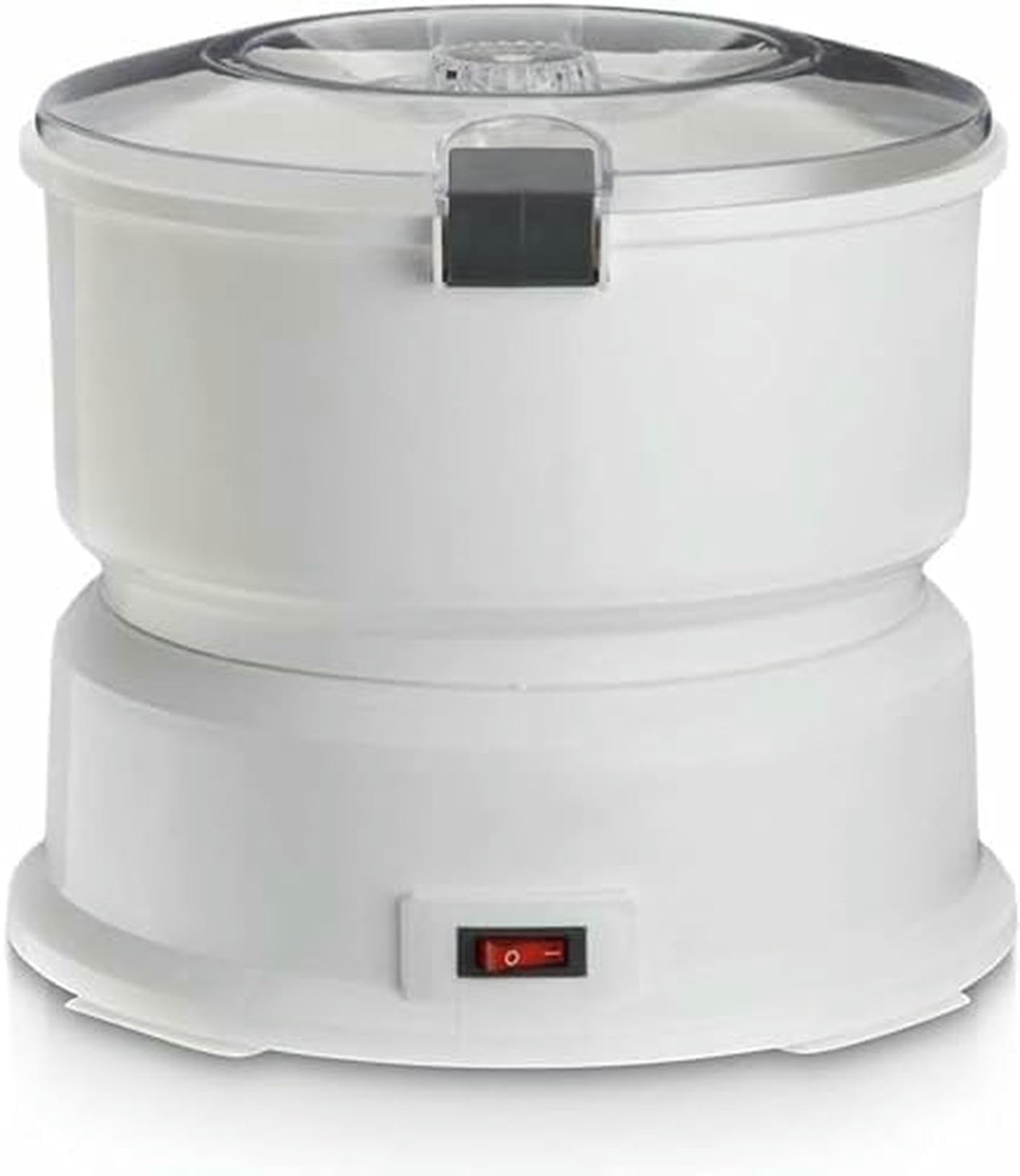 Pelador de Patatas eléctrico, pelador de Verduras con Recipiente, Cierre de Seguridad Giratorio, Capacidad de 1 kg, Cortador eléctrico eficiente