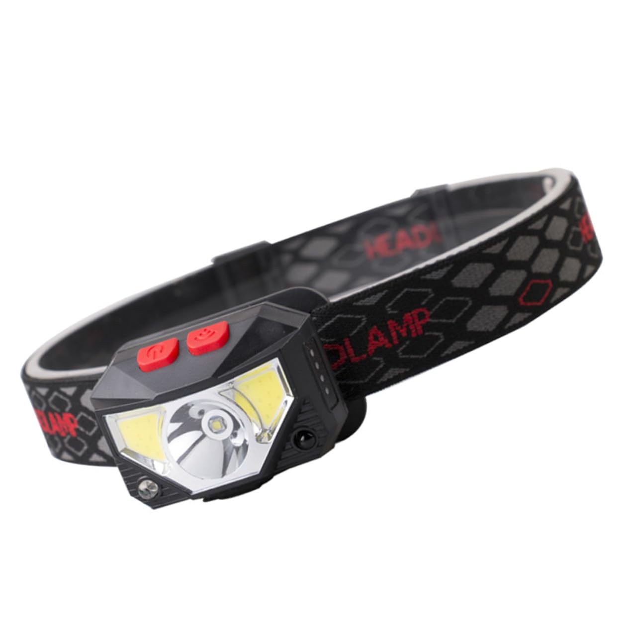 Linterna frontal LED recargable manos libres para acampar sin cargar pilas 8