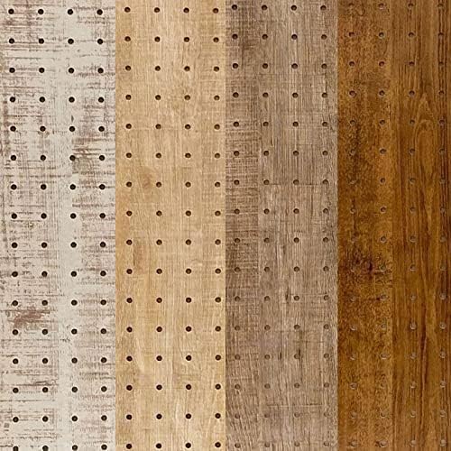 有孔ボード ラスティックシリーズ 900mm×600mm×5.5mm 1枚入り (5Φー25P, シャビーホワイト)