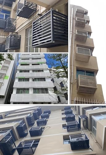 Cubierta para aire acondicionado exterior: oculta tu compresor en el balcón 5