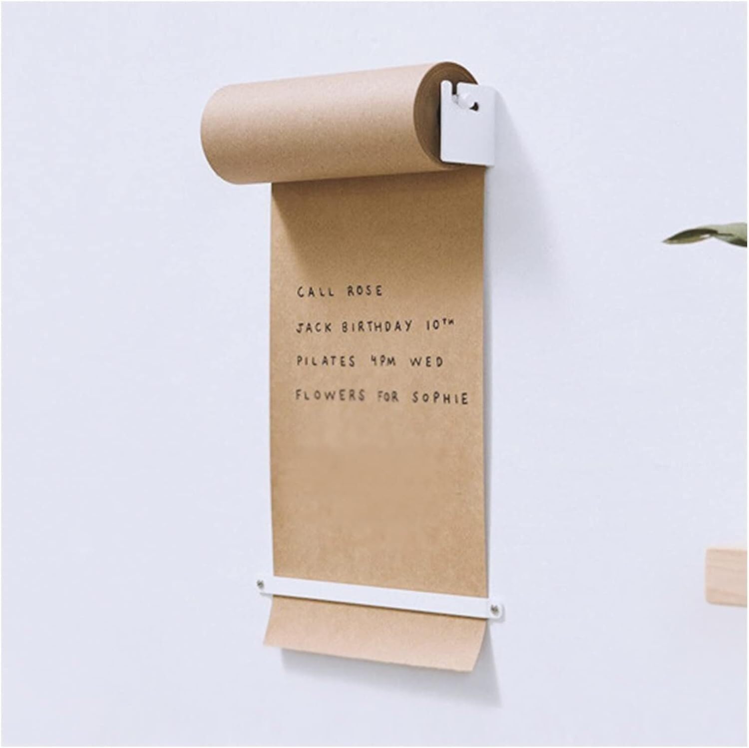 HTTGDGDH Bulletin Board Paper Home Office Kraft Paper Dispenser & Cutter, Wall Decor Note Paper Roll Display Holder With 50M Paper Roll For Craft Poster Art Paper Roll Christmas B,