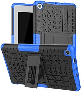 Boskin for Kindle fire 7 case 2019 2017 Release,Kickstand Heavy Duty Cover for Amazon fire 7 Tablet 9th/7th Generation (Blue)