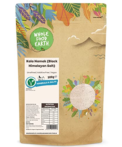 Wholefood Earth - Sal fina kala namak del Himalaya, 500 g