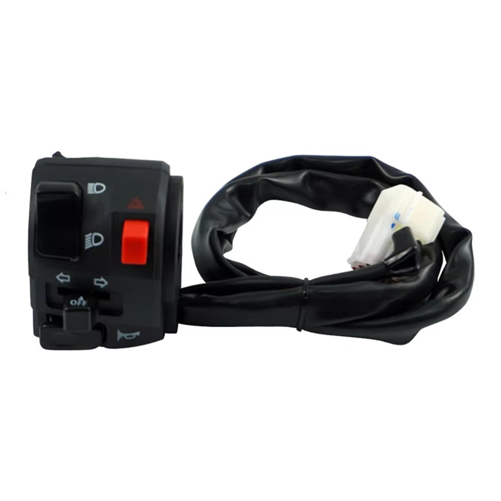 Interruttore clacson per moto Interruttore Manubrio 7/8" 22mm Interruttori Per Moto Pulsante Clacson Per Moto Indicatore Di Direzione Fendinebbia Elettrico Interruttore Di Avviamento Del Controller