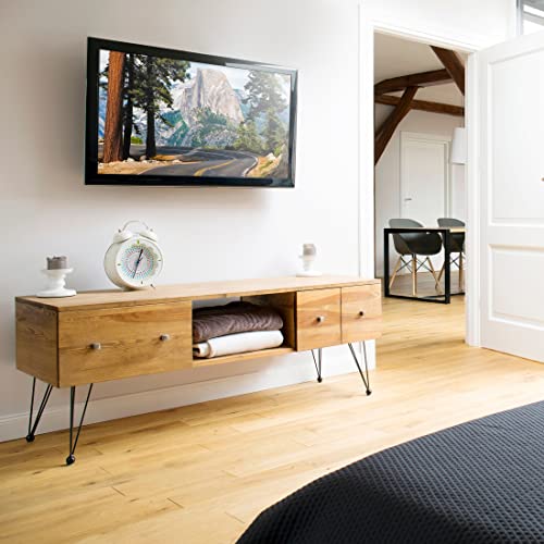 Mount-It! Suporte de parede para monitor de TV pequeno | Suporte de TV RV | Liberação rápida | Serve