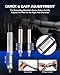 Orion Motor Tech Clutch Alignment Tool Kit, 11pc Universal Clutch Centering Tool Set for Clutch Disc Alignment, Heavy Duty Metric Clutch Plate Alignment Tools with 3 Spindles for Car Light Truck SUV
