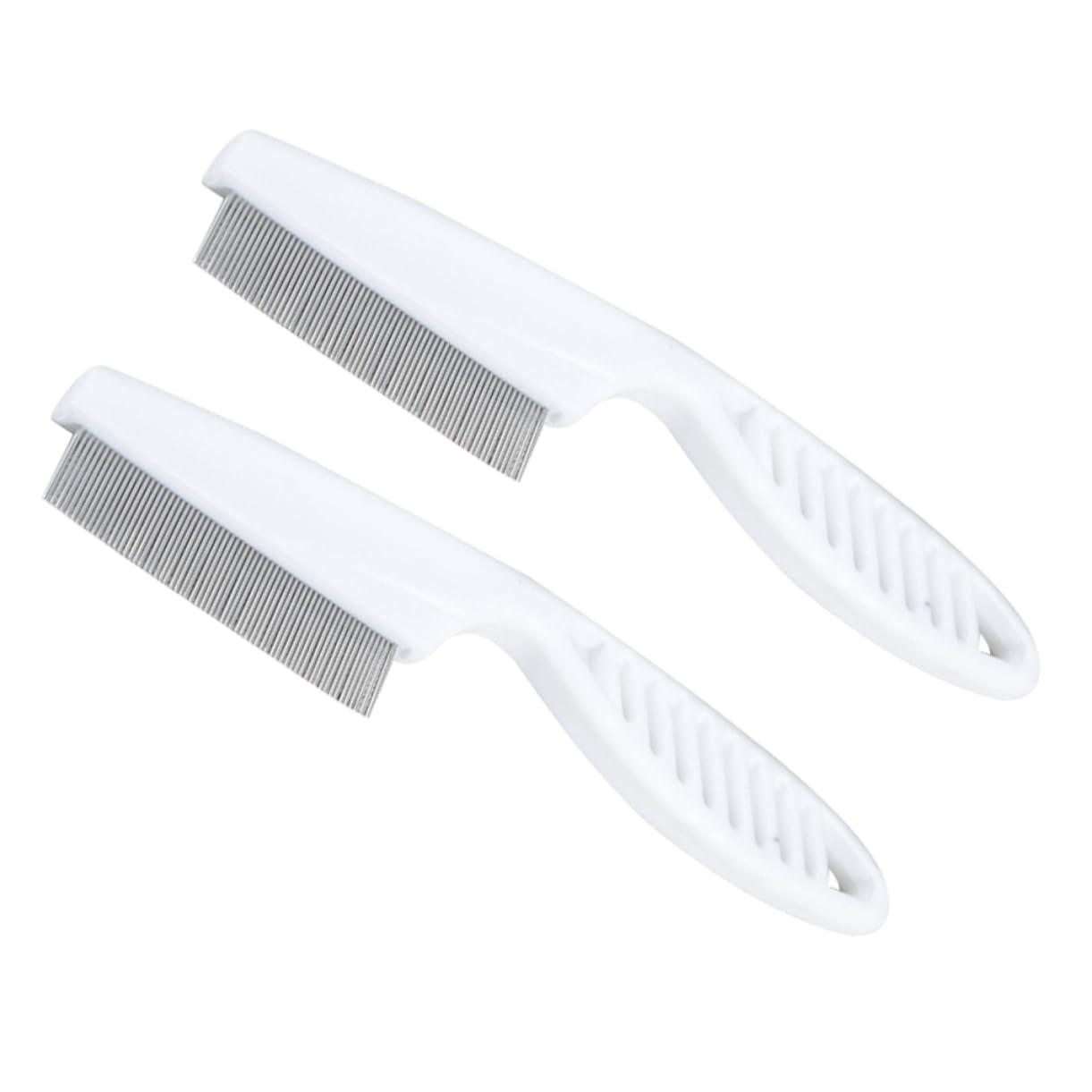 BESTonZON 2Pcs Pet Grooming Combs for Dogs and Cats Practical Hair Removers for Pet Hair Cleaning Non Slip Design for Daily Use and Bath