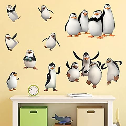 DEIKOKA Penguin Wall Decals Cover