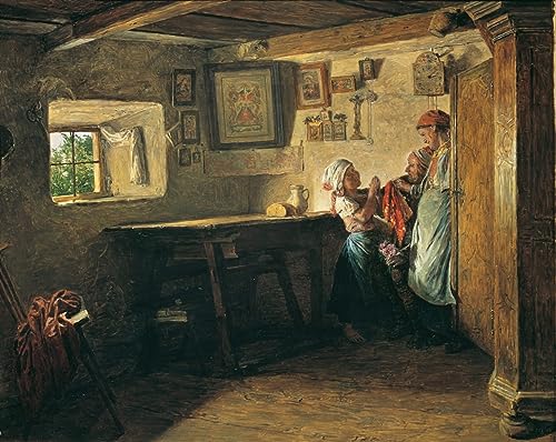Affiche toile Ferdinand Georg Waldmüller pour decoracion mural de salon élégant