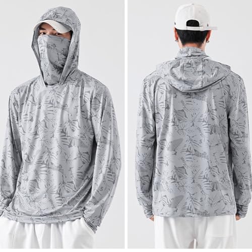 Vêtements de pêche 6 en 1 à capuche anti-éruption respirants - 3