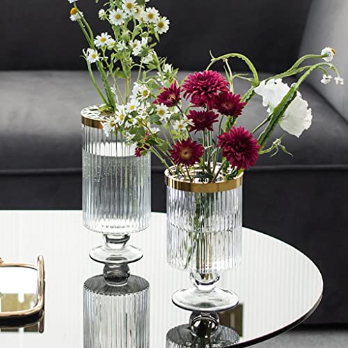 Vase transparent créative de 17cm pour fleurir votre table à manger moderne - 5