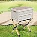 rockible Folding Cooler Stand Ice Box Holder Antislip Sturdy Camping Storage Box Stand Foldable for Picnic BBQ Cooking Outdoor Camping