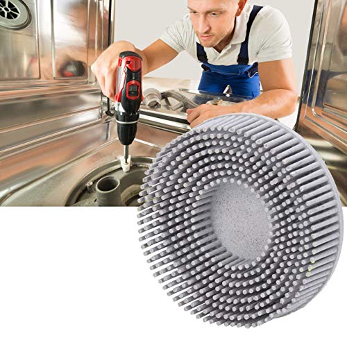 Image of 3 Inch asket Remover, Radial Bristle Disc, Hih rit Discs, Suitable for Metal Polishin, Polishin, rindin and Debur(White)