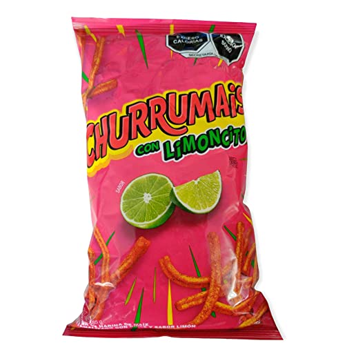 Sabritas Churrumais Con Limoncito (3 Pack) 6.52 Oz - Mexican Large Chips - Botanas Mexicanas Bolsa Grande #TOP2