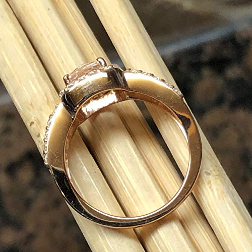 Natural 1.25ct Peach Morganite Engagement Ring