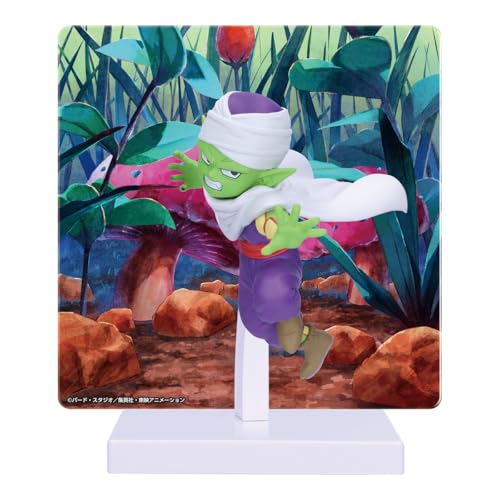 Banpresto Figurine d'action à Collectionner Piccolo (Mini) Dragon Ball Daima - avec Panneau 8 cm, Multicolore, BP28828P, idéale pour Les Fans d'Anime