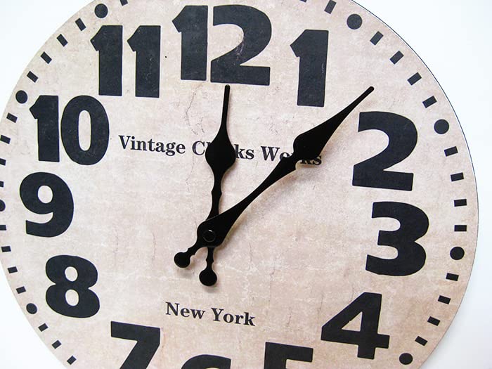 Amazon.co.jp: アメリカンウォールクロック 時計 28cm (ニューヨーク