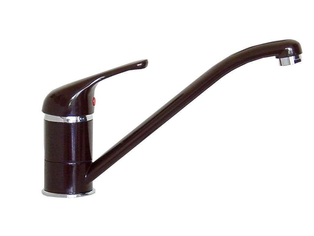 Küchenarmatur, Spültisch, Spüle, Armatur, Wasserhahn, mocca, Niederdruck
