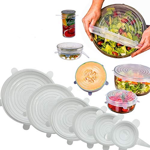 6pcs - Coperchi in silicone estensibili, Condant