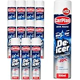 CarPlan, Blue Star De-Icer Aerosol, 600 ml (Confezione da 12)