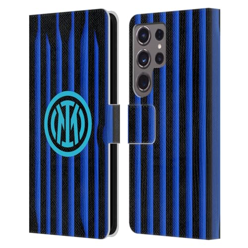 Étui Inter Milan Samsung S24 Ultra housse portefeuille cuir avec écusson officiel 2025/26
