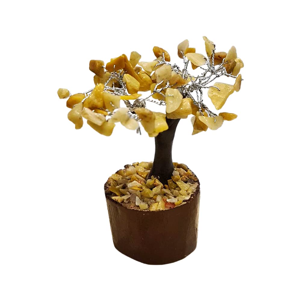 VIE Naturals Mini Chakra Tree, Yellow Aventurine, 10cm, One