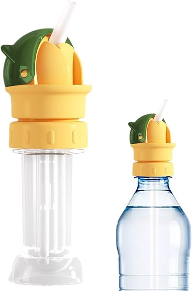 Bouchon De Paille Portable Pour Enfant – Adaptateur De Bouteille D'eau Pour Bébé, Couvercle Anti-étouffement | Convertisseur Universel De Bec De Boisson Étanche, Embout Souple En Silicone De Qualité A - 1