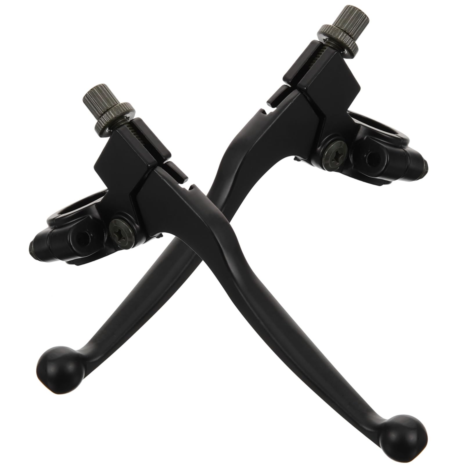 3paare Bremshebel Mit Spiegelhalterung Ergonomisches Design Und Stoßfest Und Langlebig Geeignet Für Atv Und Motorräder